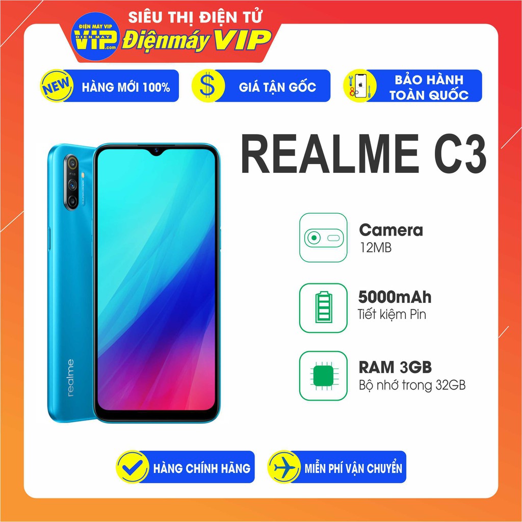 điện thoại giá rẻ realme c3